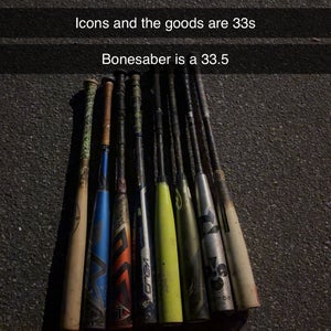 Louisville Slugger BBCOR Certified Bat (-3) 30 oz 33" (Used)