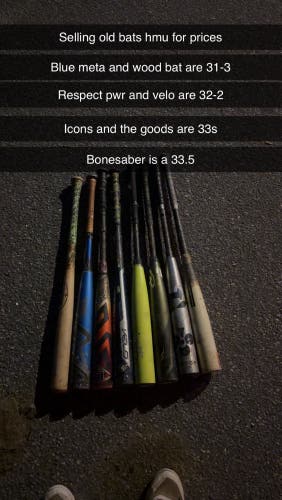 Louisville Slugger BBCOR Certified Bat (-3) 30 oz 33" (Used)