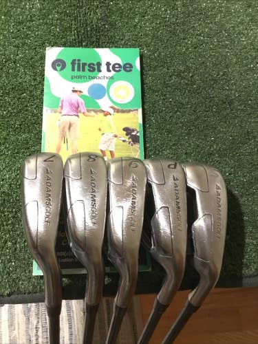 Adams Idea A12 OS Irons Set (7-PW-SW) Seniors Lite ProLaunch Blue 55g Graphite