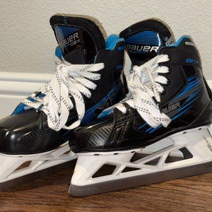 Bauer GSX Hockey Goalie Skates Extra Wide Width Size 4 (Used)