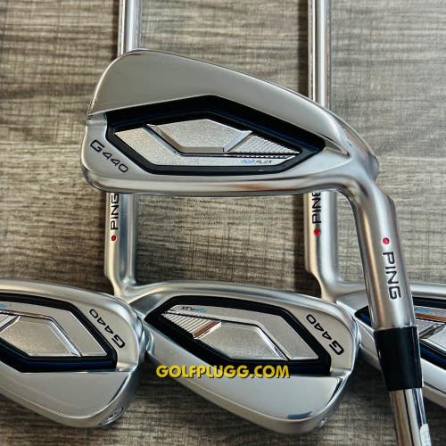 Mint- Ping G440 Iron Set 5-UW / NS Pro Modus3 Steel, Red Dot, Regular Flex (293)