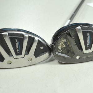 LEFT HANDED Callaway Rogue 3 and 4 Hybrid Set Regular Flex Graphite # 192307