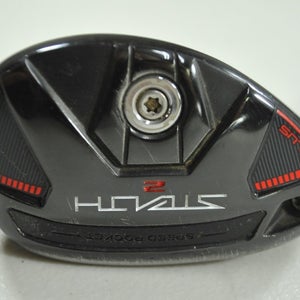 LEFT HANDED TaylorMade Stealth 2 Plus Rescue 3-19.5* Hybrid Stiff Kaili # 195301
