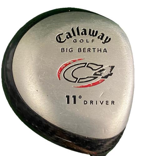 Callaway Big Bertha C4 Driver 11* RH Men's Firm Flex Stiff Graphite 45" New Grip