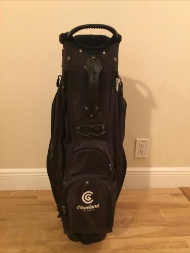 Cleveland Golf Lightweight Cart Bag with 14-way Dividers & Rain Cover