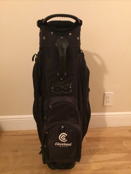 Cleveland Golf Lightweight Cart Bag with 14-way Dividers & Rain Cover *VGC*