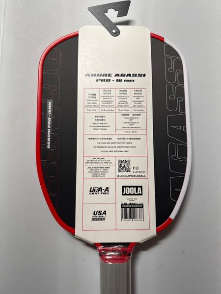 JOOLA正規品Andre Agassi Edge - 16 mm パドル JOOLA Agassi Edge 16mm Pickleball Paddle - JOOLA USA