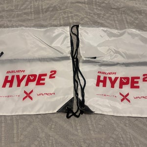 Bauer Hockey Hyperlite 2 Drawstring Tote Bags Lot of 2 Brand New