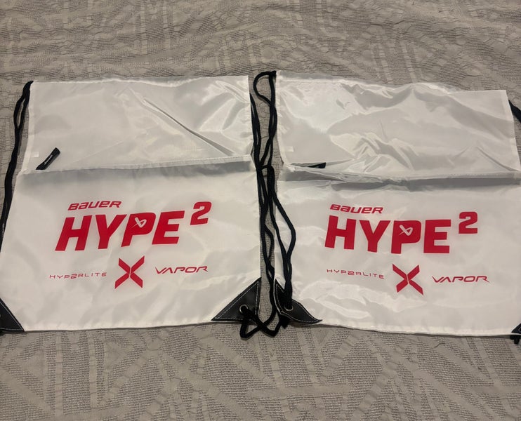 Bauer Hockey Hyperlite 2 Drawstring Tote Bags Lot of 2 Brand New