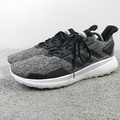 Adidas Duramo 9 Sneakers Mens Size 10.5 Running Shoes Black Low Top Athletic