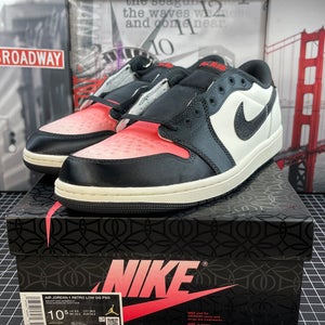 Air Jordan 1 Men's Size 10.5 Retro Low OG PSG Sail/Off-Noir Pink HF8828-100 NEW