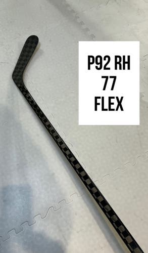 Senior(1x)Right P92 77 Flex ProBlackStock™ Unbranded Blackouts Pro Stock Nexus Hockey Sticks