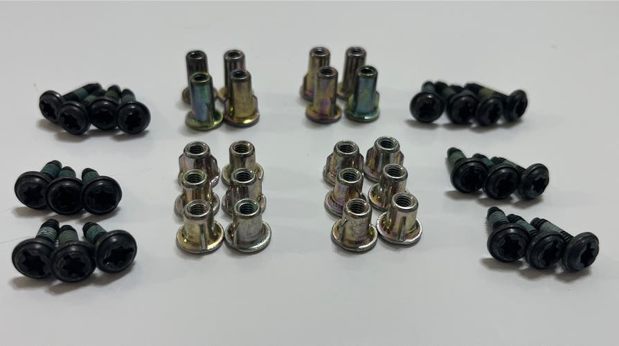 Graf Rapid Mounting System RMS Hardware Kit Adult Screws Nuts (40 Pieces) Complete Skate Pair