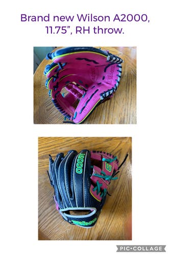 Wilson RH Infield A2000 Baseball Glove 11.75" (New)