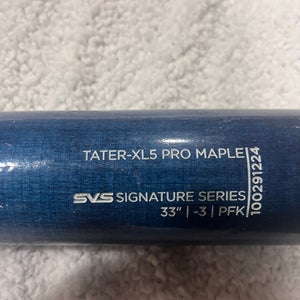 Tater Bat - Baseball Bat, Tater XL5, Pro Maple, Signature Series, 33", 2 5/8" barrel, Drop 3