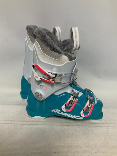 Used Nordica SPEED MACHINE 3 Girls DH Ski Boot White 210 MP - J02 11823-S000033267