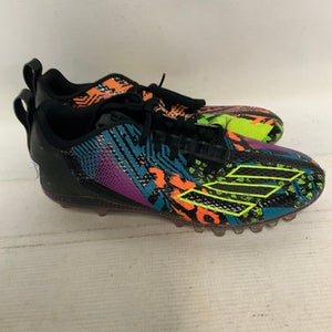Used Adidas THREE STRIPE LIFE Adult FB Cleats Black Senior 6 11823-S000033255