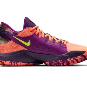 Mens Nike Zoom Freak 2 Giannis Bright Mango Volt Purple Sz 8.5