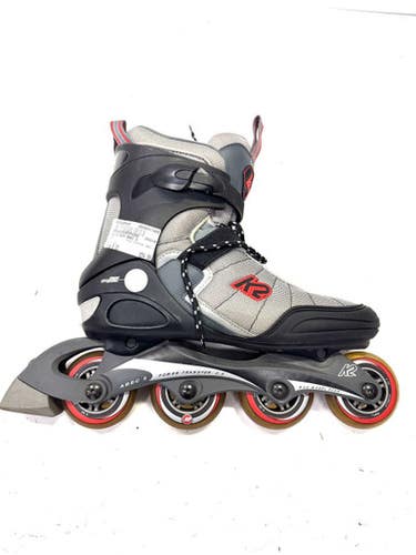 Used K2 EXOTECH ABEC 5 Senior Rec Fitness Skates Grey Senior 10 11860-C000295469