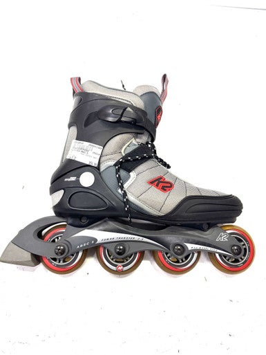 Used K2 EXOTECH ABEC 5 Senior Rec Fitness Skates Grey Senior 10 11860-C000295469