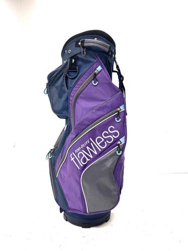 Used Top Flite FLAWLESS Womens Cart Bag Purple 11860-C000295461
