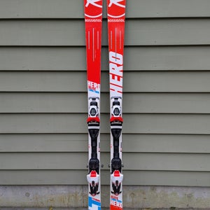 Racing 176 cm Rossignol Hero Elite LT Skis With Bindings Max Din 12 (Used)