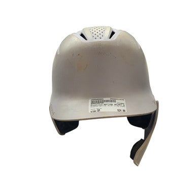 Used Evoshield BATTING HELMET W/JAW GUARD Batting Helmet No Mask White SM 11479-S000400608