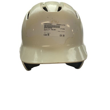 Used Demarini HELMET Batting Helmet No Mask White MD 11479-S000400607