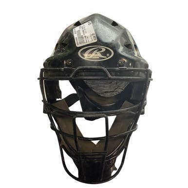 Used Rawlings CATCHERS HELMET Catchers Helmet w/Mask Black SM 11479-S000400604