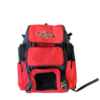 Used BoomBah BACKPACK BB/SB Player Backpack Navy Blue And Red 11479-S000400544