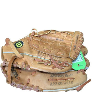 Used Wilson ADVISORY STAFF A2230AS10 BB/SB Glove RH Throw Brown 11" 11479-S000400543