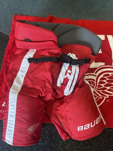 New NHL Detroit Red Wings Bauer Nexus Hockey Pants Senior Medium Fabbri