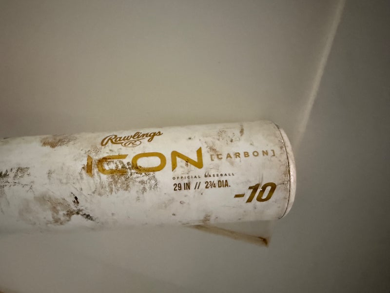 2024 Rawlings Icon Composite USSSA Certified Bat (-10)  19 oz 29" (Used)