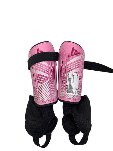 Used Brava Soccer Shin Guards Youth Pink SM 11347-S000252546