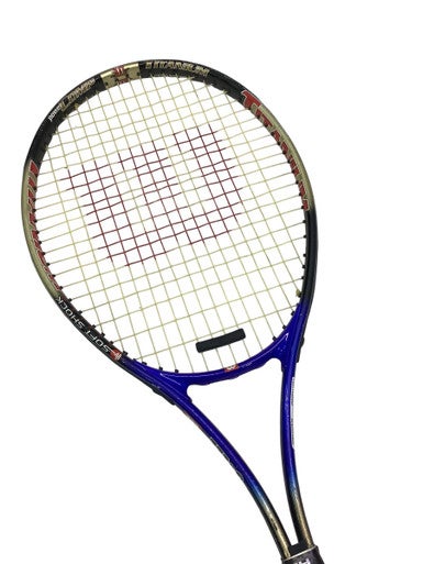 Used Wilson POWER COMP TI Adult Tennis Racquet Royal Blue 4 1/4" 11347-S000252535