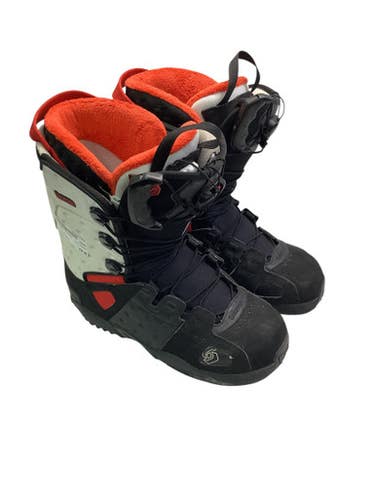 Used Salomon SYNAPSE Mens Snowboard Boots Black Senior 10.5 11347-S000252531