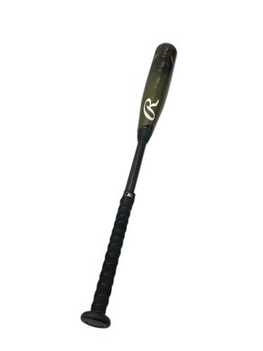 Used Rawlings ICON CARBON BB/SB USSSA 2 5/8 Bat Black And Gold 31" 11347-S000252520