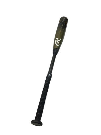 Used Rawlings ICON CARBON BB/SB USSSA 2 5/8 Bat Black And Gold 31" 11347-S000252520