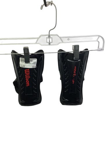 Used Wilson Soccer Shin Guards Adult Black MD 11347-S000252510