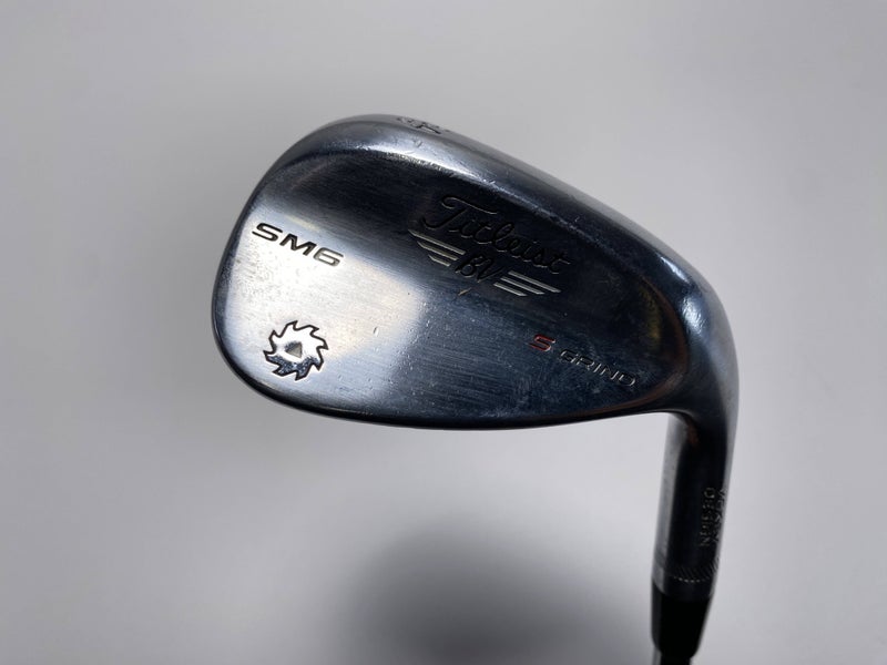 Titleist Vokey SM6 Tour Chrome Sand Wedge SW 54* 10 Bounce Wedge Steel Mens RH