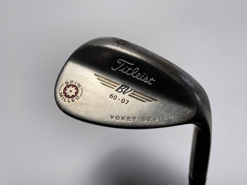 Titleist Vokey Spin Milled Oil Can 2009 Lob Wedge LW 60* 7 Wedge Steel Mens RH