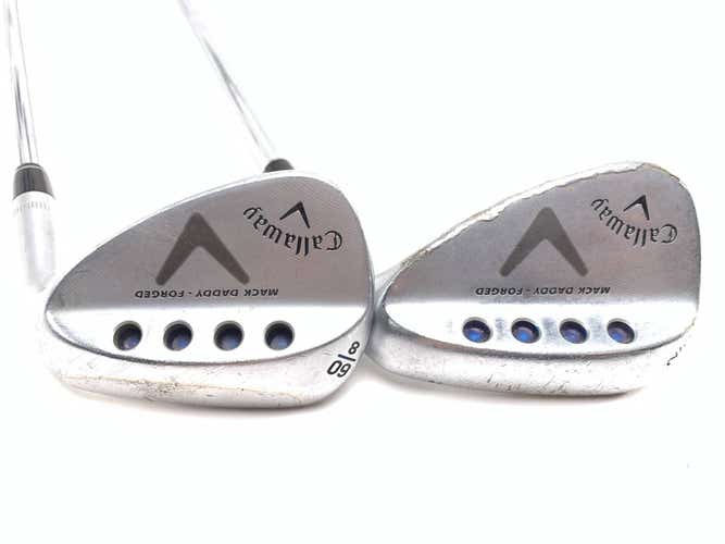 Callaway Mack Daddy Forged Chrome Wedge Set 52* 10 60* 8 TT DG S200 Mens RH