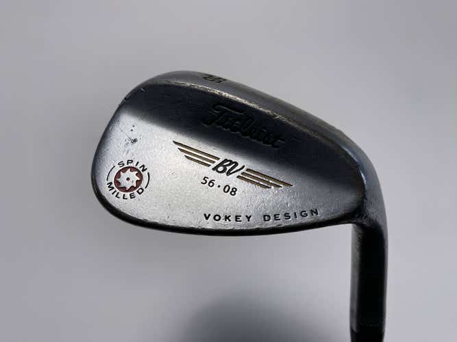 Titleist Vokey Spin Milled Chrome 2009 Sand Wedge SW 56* 8 Wedge Steel Mens RH