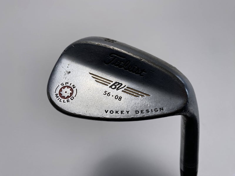 Titleist Vokey Spin Milled Chrome 2009 Sand Wedge SW 56* 8 Wedge Steel Mens RH