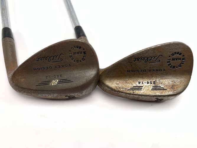 Titleist Vokey 260 Raw Wedge Set 56* 14 60* 12 DG Wedge Mens RH