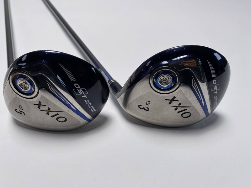 XXIO 9 3 & 5 Fairway Wood Set 15* 18* MP900 Regular Graphite Mens RH