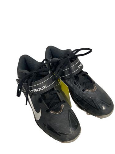 Used Nike TROUT FASTFLEX BB/SB Cleats Black Junior 02.5 11847-S000028353