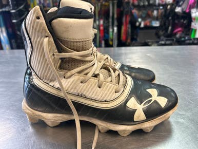 Used Under Armour Jr FB Cleats Black Junior 06 11868-S000064466