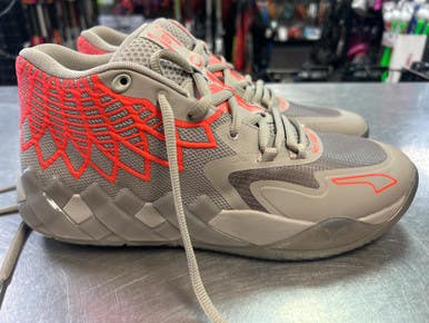 Used Puma Basketball Shoes M Grey Senior 11 11868-S000064438