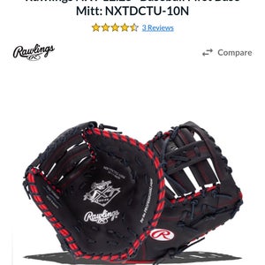 First Base RH Rawlings NXT Baseball Glove 12.25" (Used)